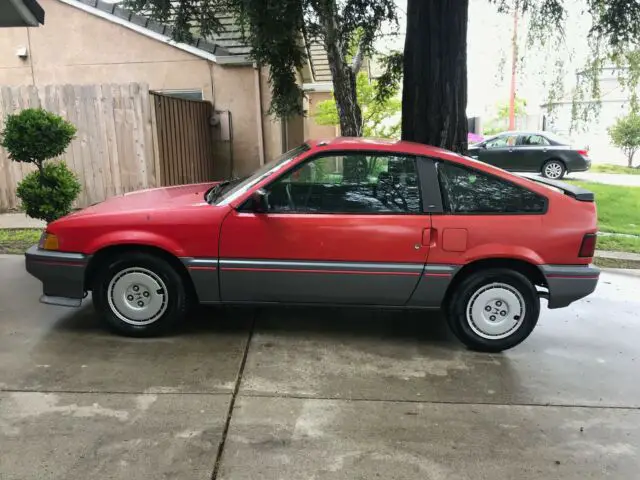 1986 honda civic crx 1.5l 5-speed manual 155k miles red