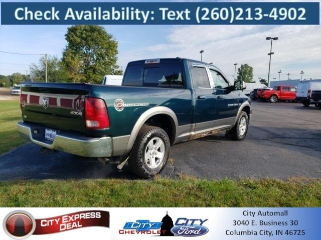used 2011 ram 1500 outdoorsman columbia city, in 46725 for sale in big lake, indiana