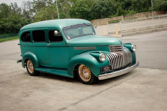 1941 suburban resto mod patina rat rod truck ls1 air ride
