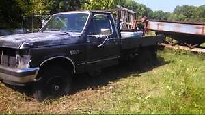 1990 f250 4x4 7.3 idi diesel auto flat bed truck