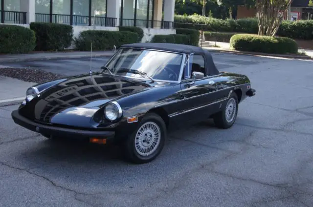 1976 alfa romeo spider veloce 2000 iniezione convertible