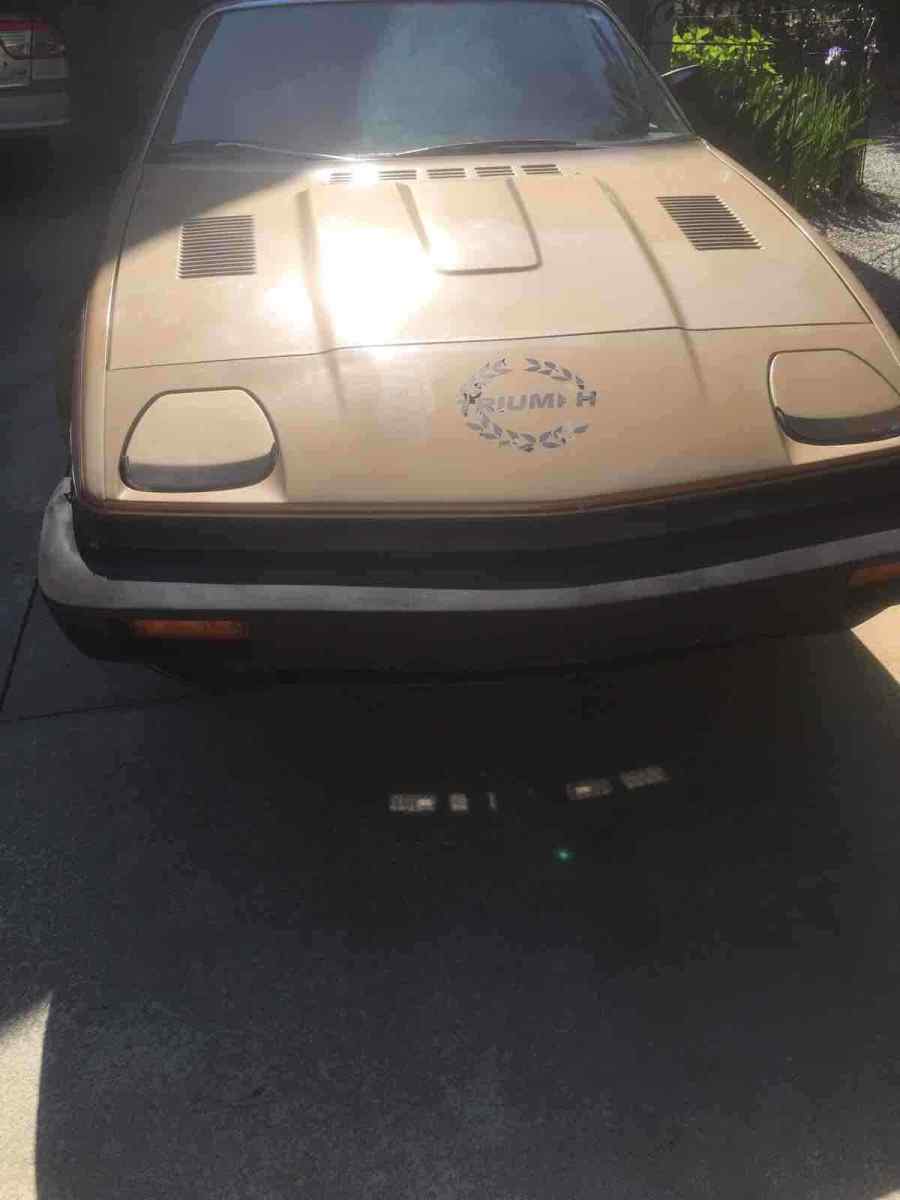 1980 triumph tr 7 convertible brown rwd manual base modet