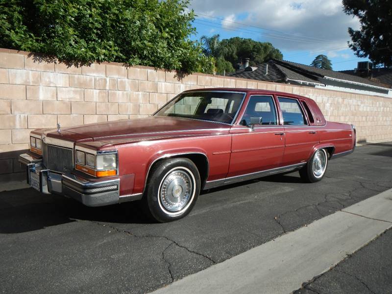 1989 cadillac brougham base 4dr sedan automatic 4-speed rwd v8 5.0l gasoline