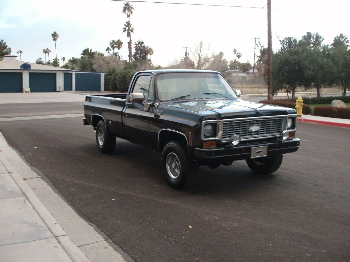 1973 chevrolet custo7m deluxe 4x4 4 speed manual no reserve