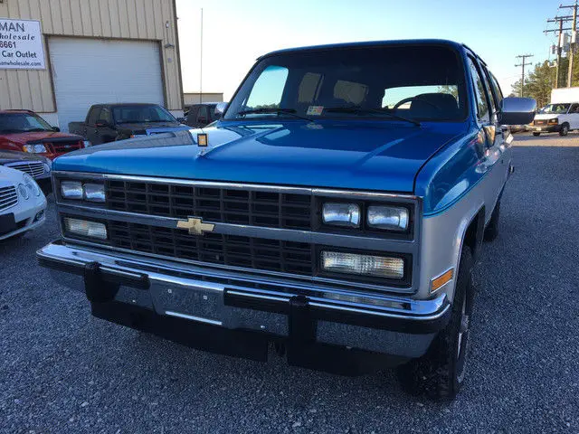 1991 chevrolet suburban silverado 4x4 5.7l 105015 miles no rust va truck