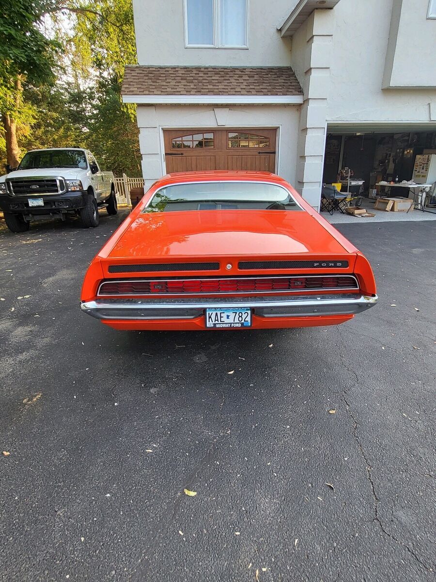 1970 ford torino gt coupe orange rwd manual gt