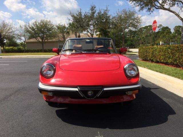 1990 alfa spider; all original with low miles; drives great; ready for summer