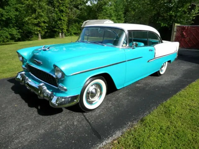 1955 chevy 2 door hardtop restored custom classic hot rod street rod no rat