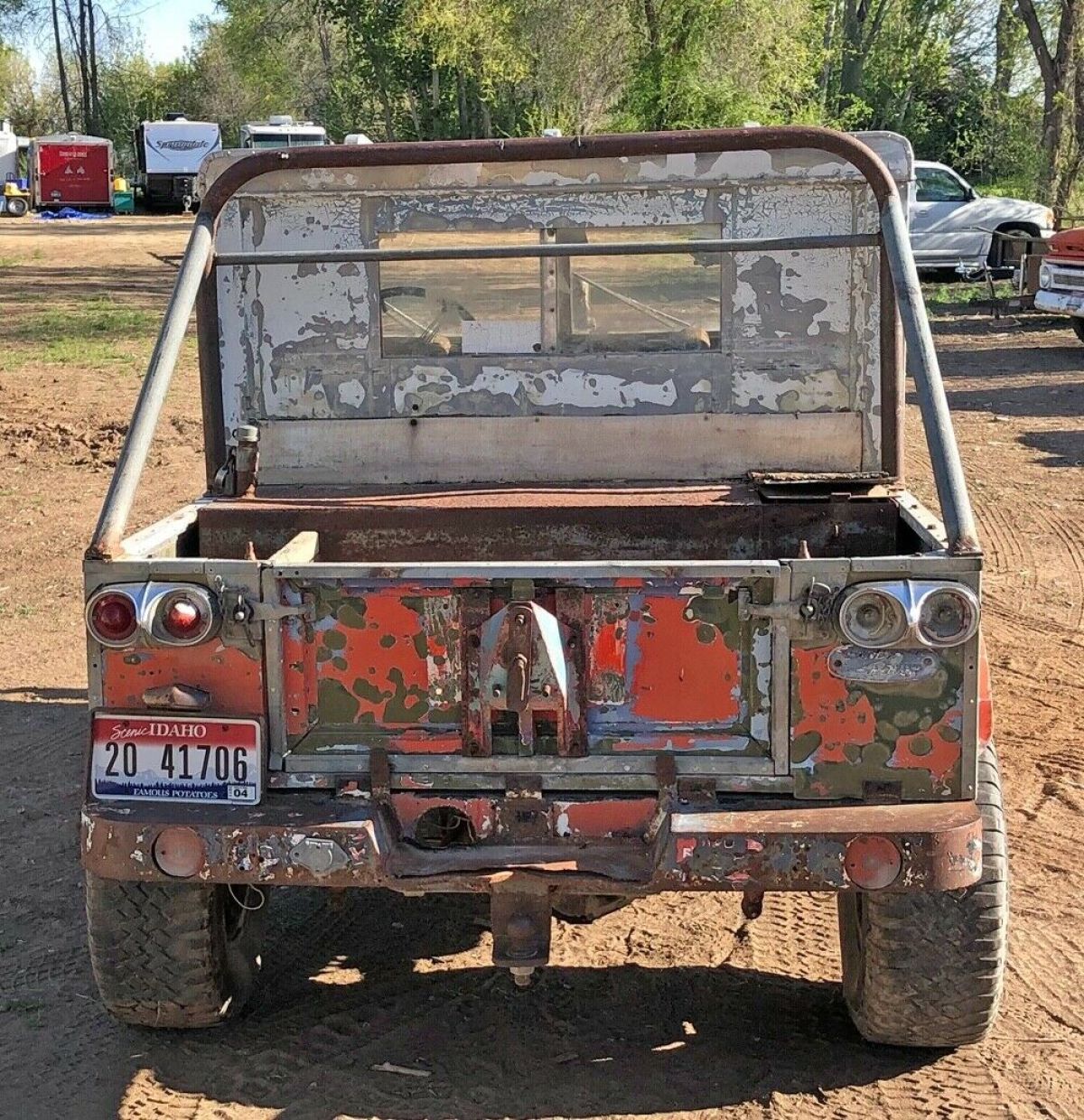 1957 land rover series 1a shortbed truck
