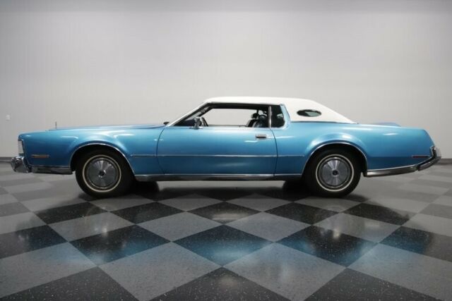 luxury cruiser v8 c6 auto classic vintage collector continental ford blue premiu