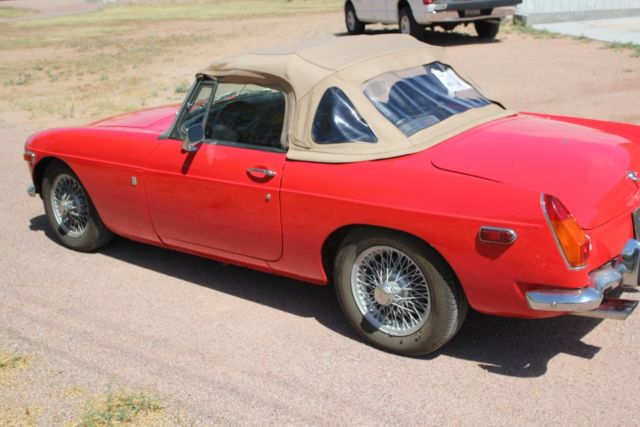 1972 mg mgb roadster arizona rust free vehicle in excellent driving condition