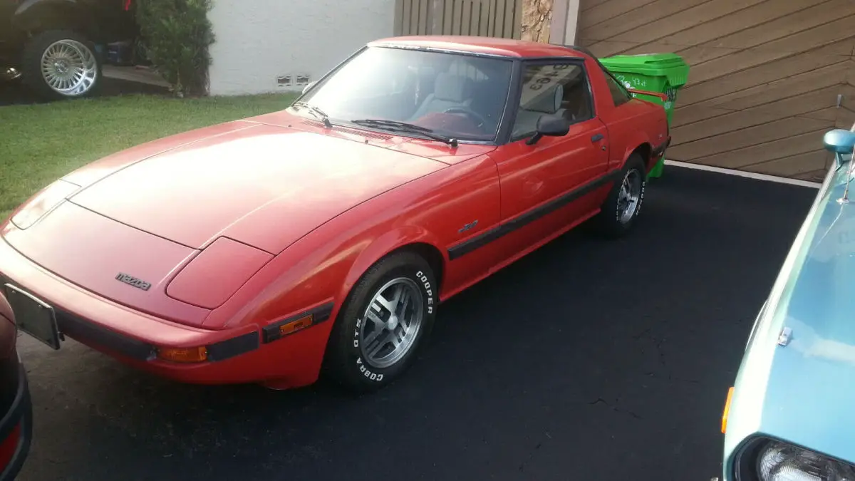 1985 mazda rx-7 gs only 46k miles red coupe non smoke family automatic rare