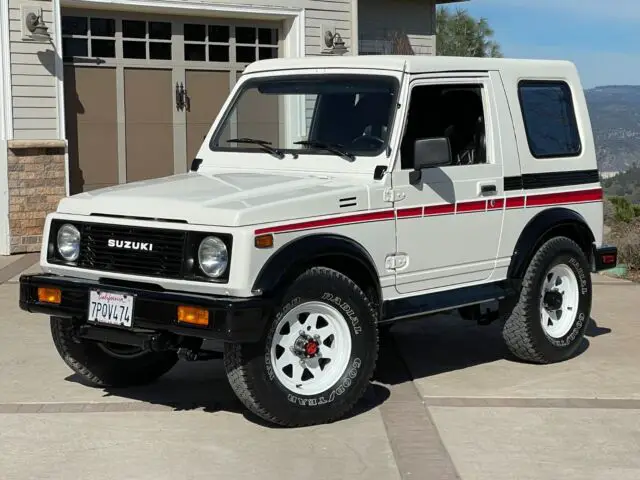 1987 suzuki samurai jx 4x4 convertible jdm mini jeep only 27,365 original miles