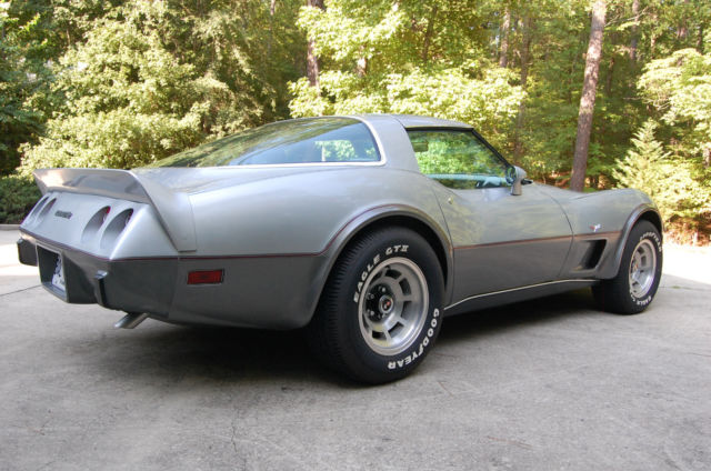 spectacular 1978 corvette silver anniversary edition