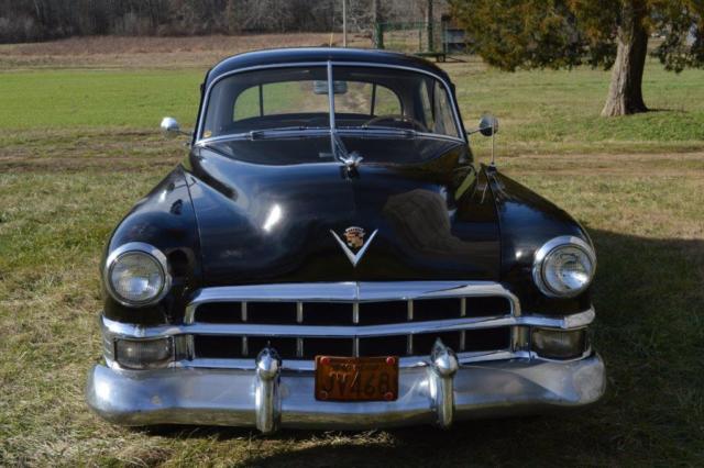 1949 black antique classic historic cadillac series 61