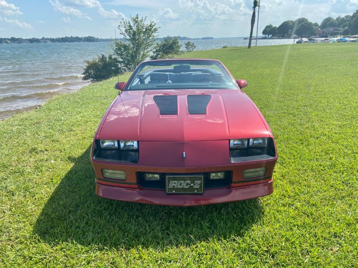 1990 red convertible iroc camaro z28