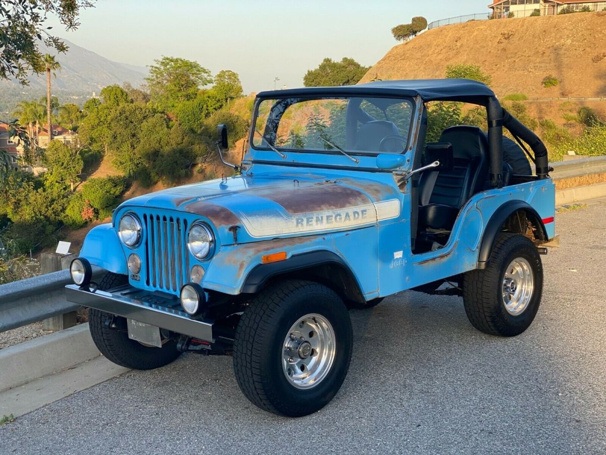 1975 jeep cj-5 renegade "levi's edition" 4x4, rare, ca. jeep, original