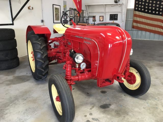 1957 porsche diesel p122 standard tractor - museum restoration quality
