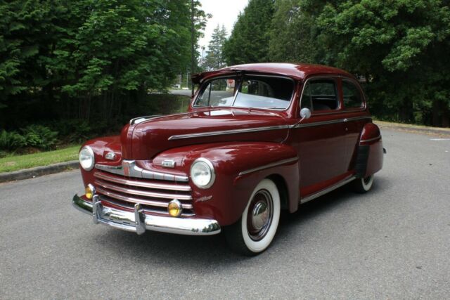 1946 ford super deluxe 2 dr. sedan, well kept condition
