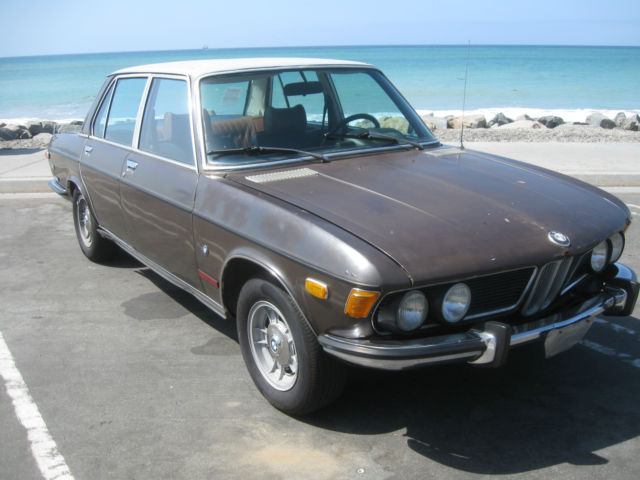rare 1973 bmw bavaria 3.0s e3 4-speed manual runs good factory a/c bill of sale