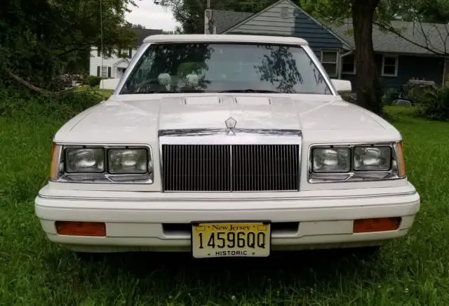 1986 chrysler lebaron turbo convertible