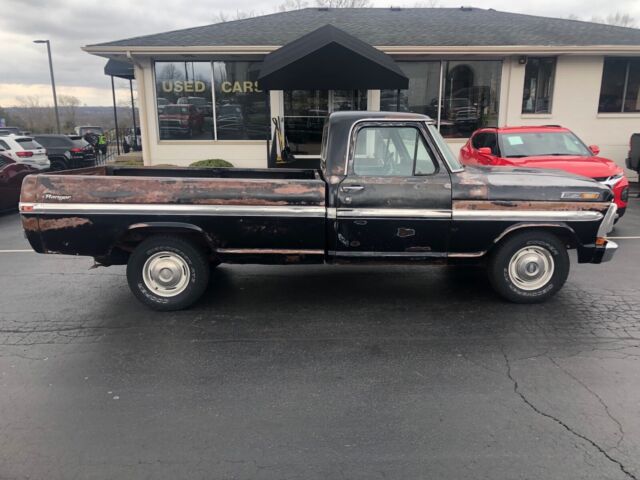 1970 ford f100 pickup black rwd automatic ranger