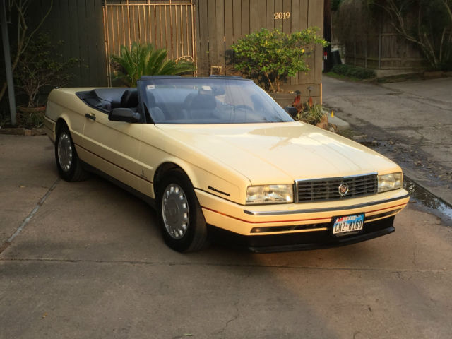 1993 rare collector pearl flax allante roadster convertible - lower reserve