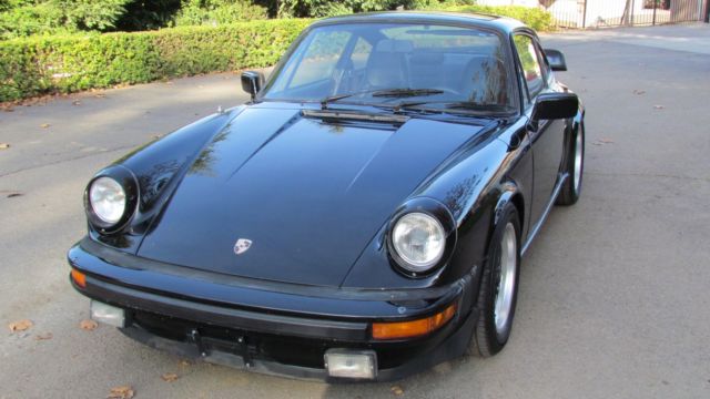 1983 porsche 911sc matching #'s rust free super clean factory black nice!!!!!!!!