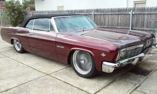 1965/66 chevy impala super sport convertible modified tribute