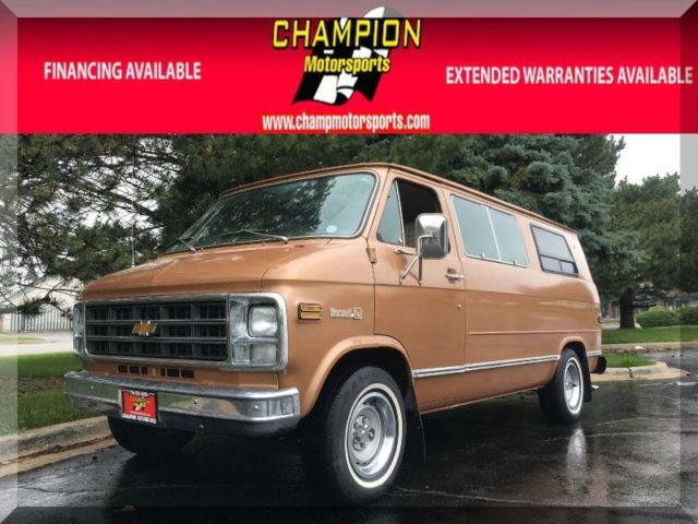 1979 chevrolet nomad sportvan nomad 79648 miles medium tan poly conversion van