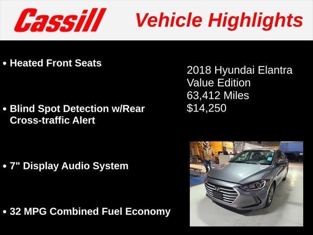 2018 hyundai elantra value edition