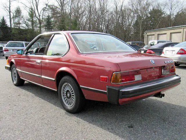 1977 bmw 630csi 66,000 miles red 4 speed manual