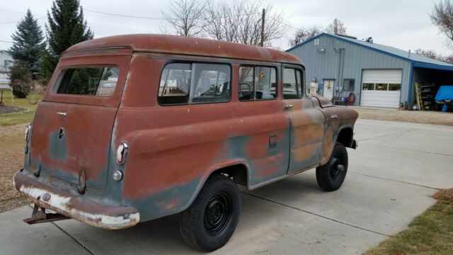 1957 gmc 100 suburban napco 4 wheel drive 4x4