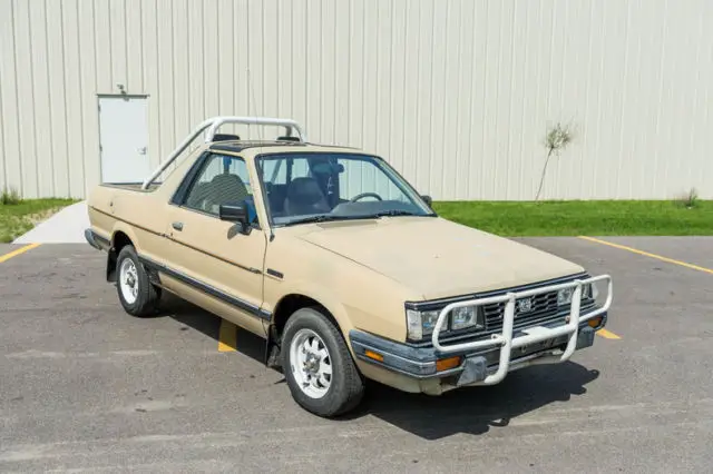 1983 subaru brat 187842 miles cream pickup truck 1.6l h4 4 speed manual