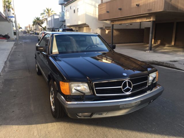 mercedes-benz mercedes 560sec 560 sec w126 c126 1987 perfect condition