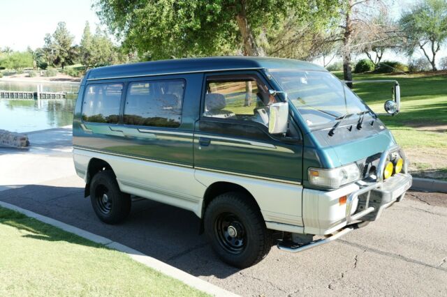 1993 mitsubishi delica 4wd turbo diesel 41k miles high top lifted, best on ebay