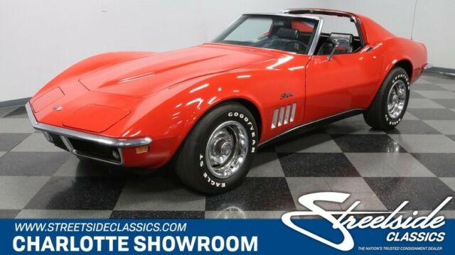 classic vintage chrome bumpers red black vette chevy stingray