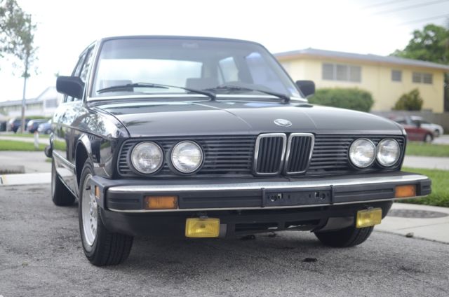 1986 bmw 528e manual transmission clean runs great