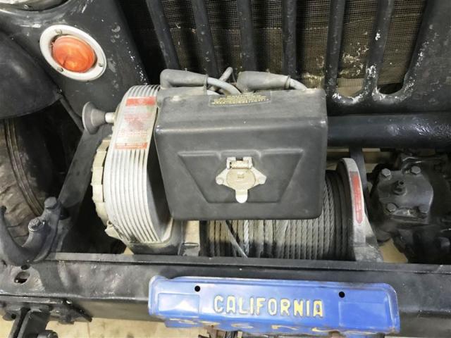 1953 willys jeep m38a1 cj-3, military trailer and dolly