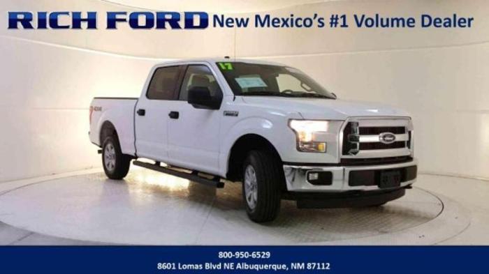2017 ford f-150 xlt 4x4 xlt 4dr supercrew 6.5 ft. sb for sale in albuquerque, new mexico