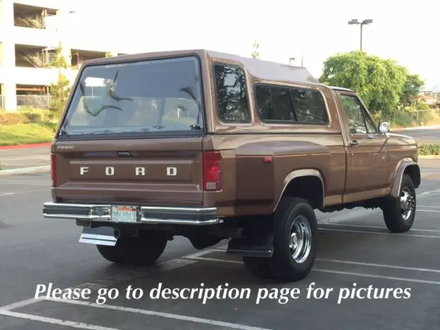 1985 ford f250 dually v8 big block 4x4 california classic 4 wheel drive dually