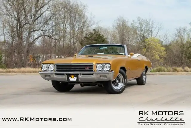 1971 buick gs stage 1 cortez gold convertible 455 v8 4 speed automatic