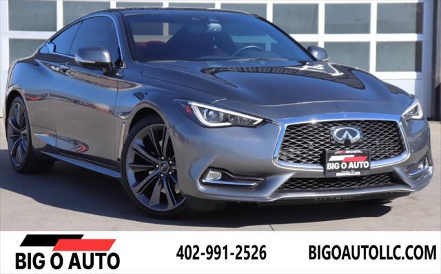 2018 infiniti q60 3.0t red sport 400
