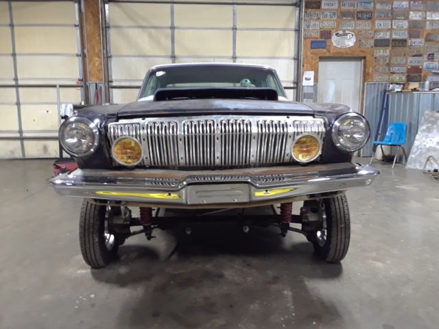 63 dodge 330 2 door sedan altered wheelbase fuel injected hemi 4:11 posi gasser
