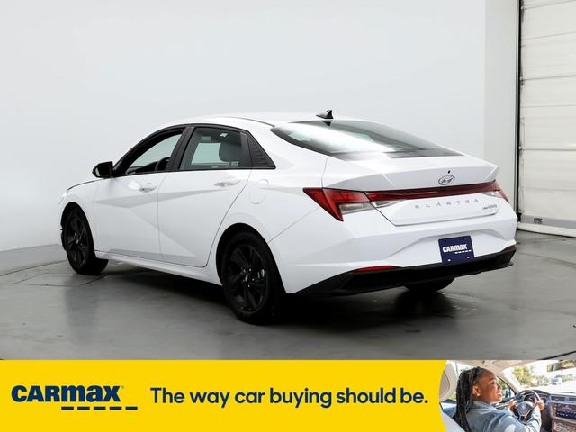 2021 hyundai elantra hev blue