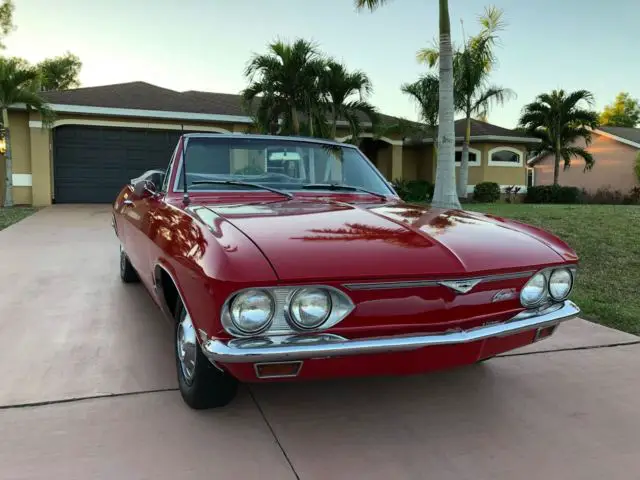 1968 chevrolet corvair monza 2 door convertible twin carb