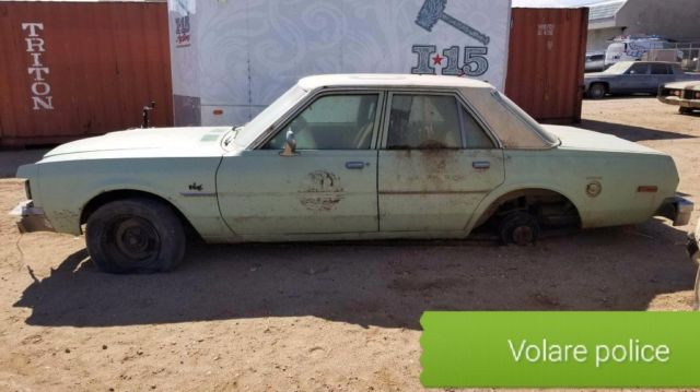 plymouth volare police package