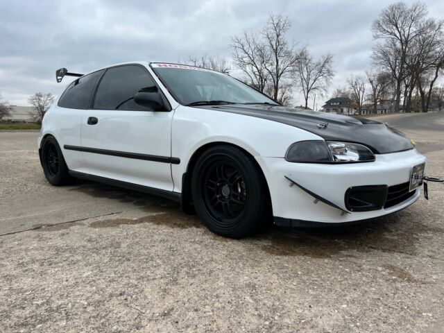 1992 honda civic hatchback white fwd manual dx