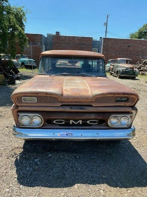 1961 gmc suburban barn find patina truck runs and drives