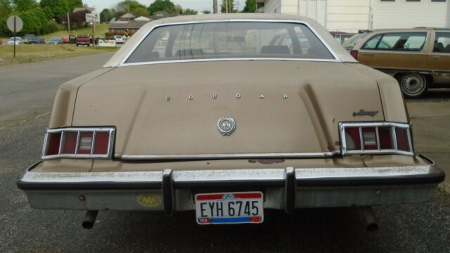 1978 mercury cougar xr7...parts or project car...running...sell entire car only